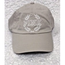Victoria Secret Pink Embroidered Black & White Adjustable Baseball Cap O/S  eb-62814138